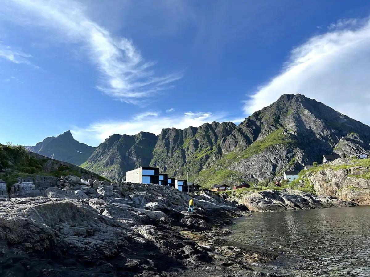 High End Sea Cabins At A In Lofoten Moskenes Kültér fotó