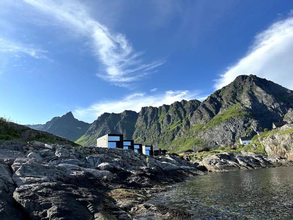 High End Sea Cabins At A In Lofoten Moskenes Kültér fotó