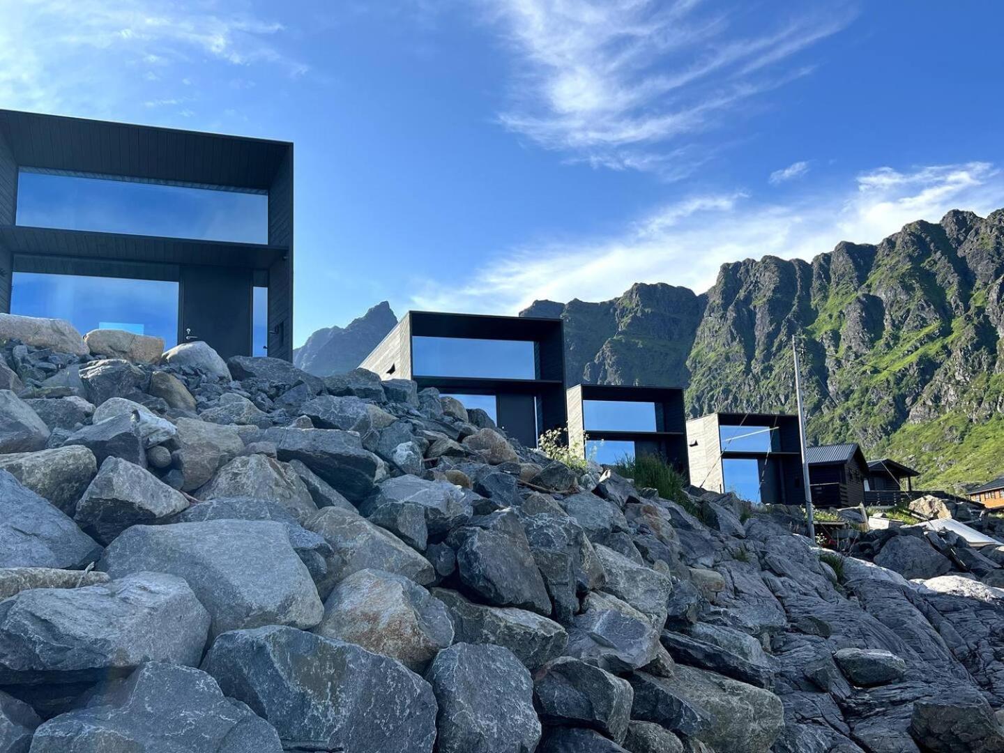 High End Sea Cabins At A In Lofoten Moskenes Kültér fotó