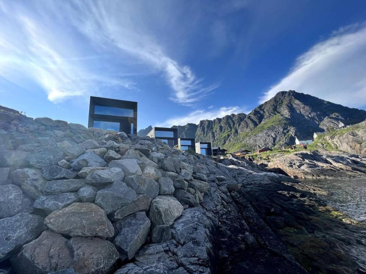 High End Sea Cabins At A In Lofoten Moskenes Kültér fotó